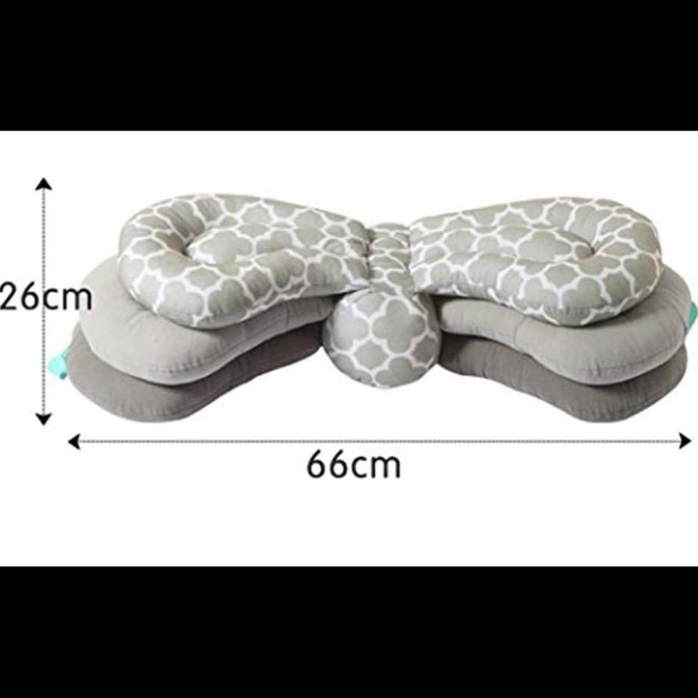 Nursing bottle feeding infant pillow